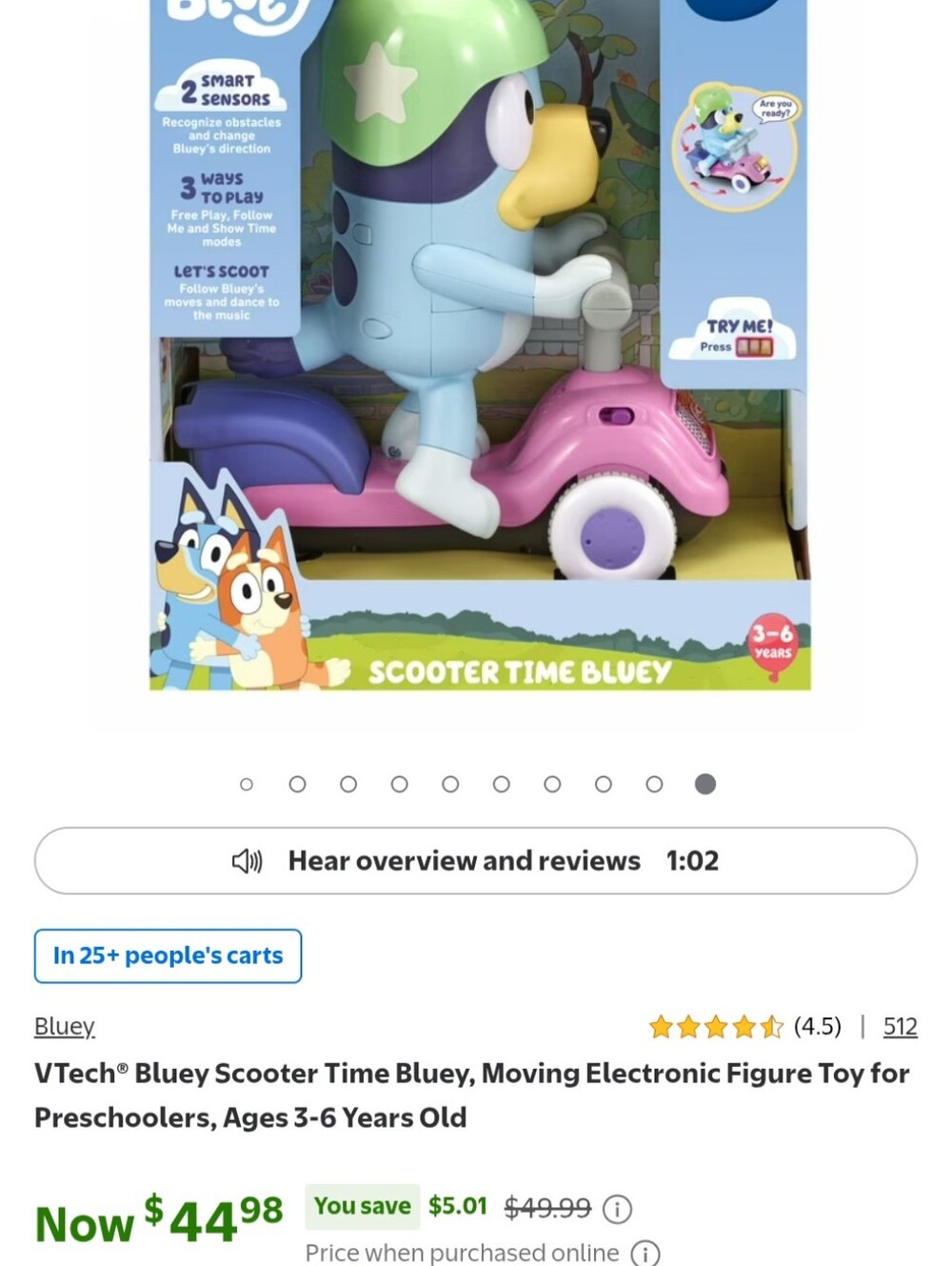 Bluey Scooter Time Bluey Toy